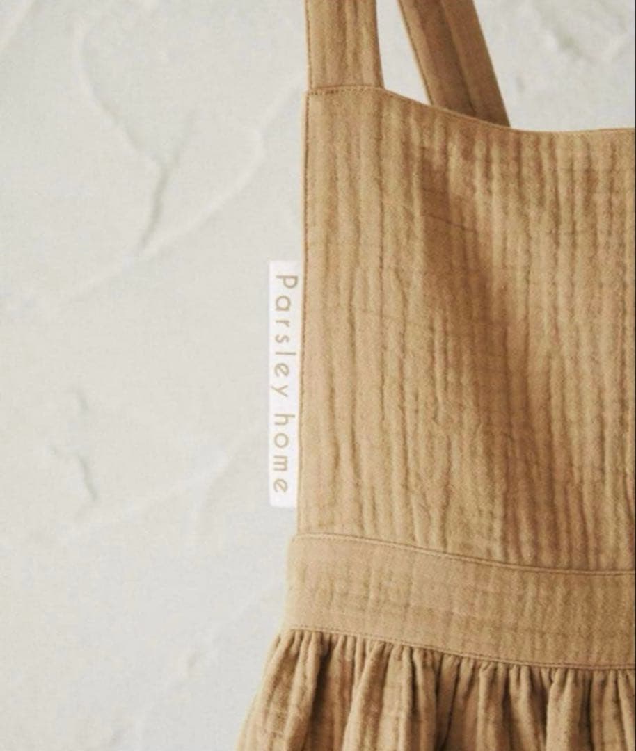 【新品】Parsley コットンガーゼエプロン 辻希美 パセリ ブラウン