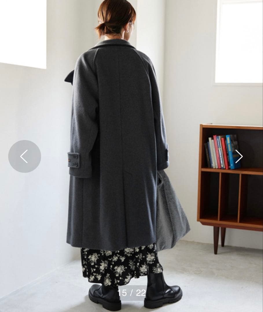 美品✨ジャーナルスタンダードrelume スーパーファインビーバースタンドコート