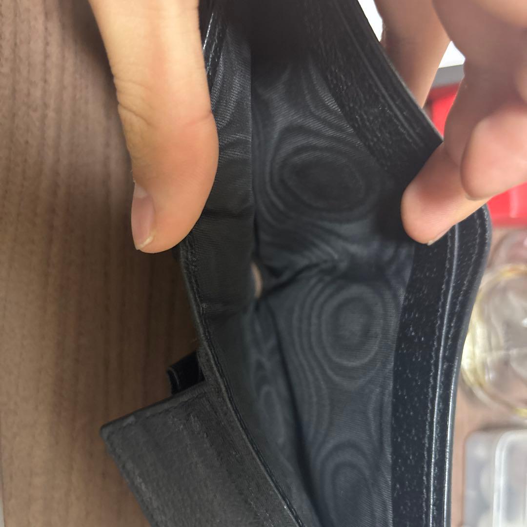 GUCCI2つ折りサイフ ブラック