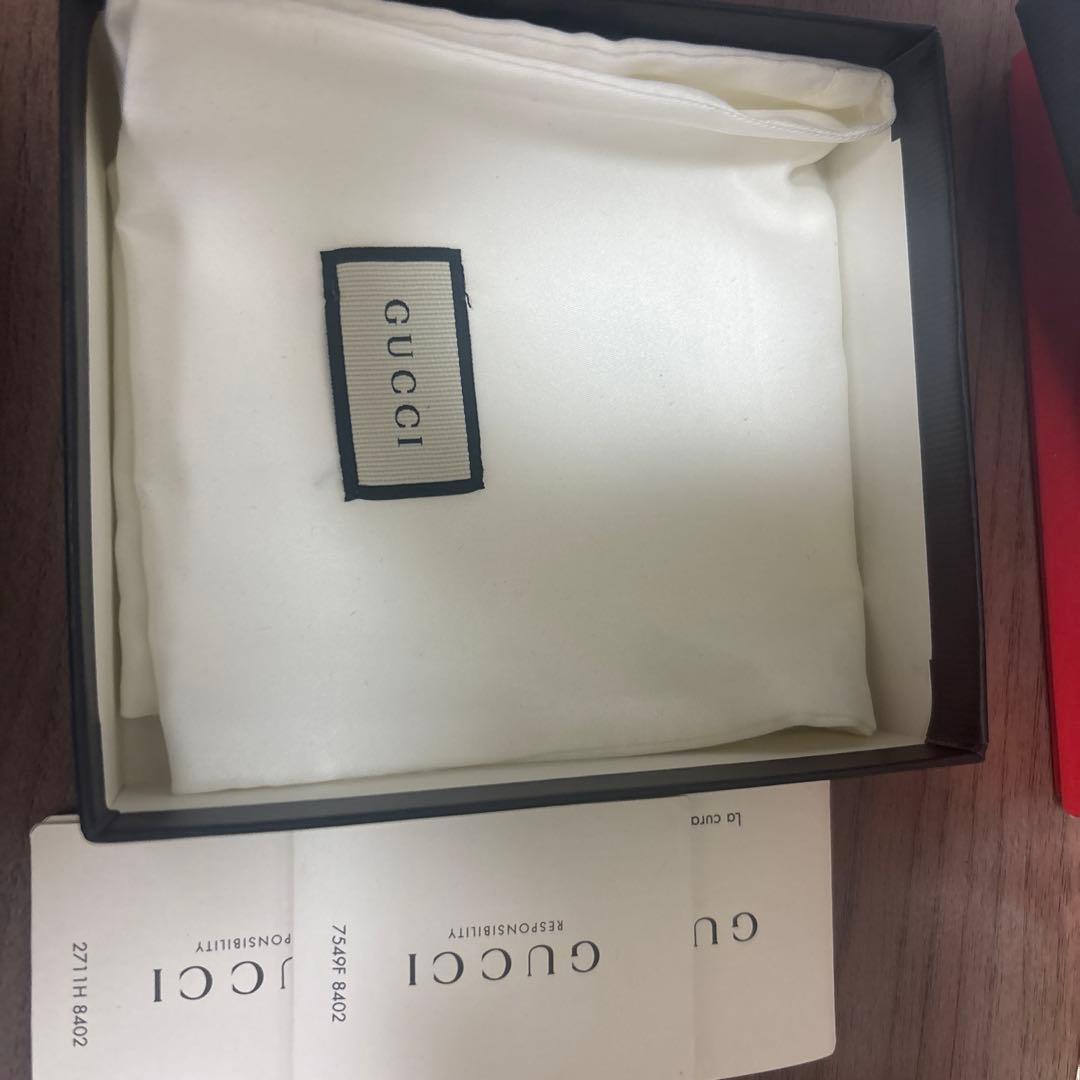 GUCCI2つ折りサイフ ブラック