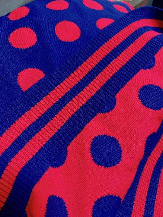 未使用　パーリーゲイツ　サイズ1  ドット　水玉　ニット　セーター