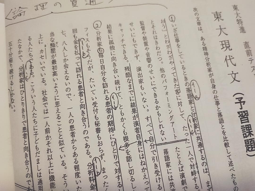 東進　林修先生による東大特進東大現代文通年分フルセット　駿台　河合塾　鉄緑会