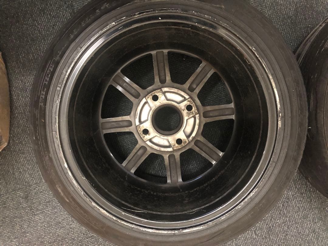 ブラックレーシング15 10j -25 深リム114.3 4穴s30zgc10