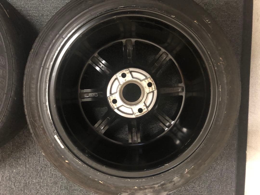 ブラックレーシング15 10j -25 深リム114.3 4穴s30zgc10