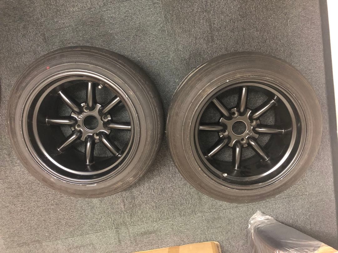 ブラックレーシング15 10j -25 深リム114.3 4穴s30zgc10