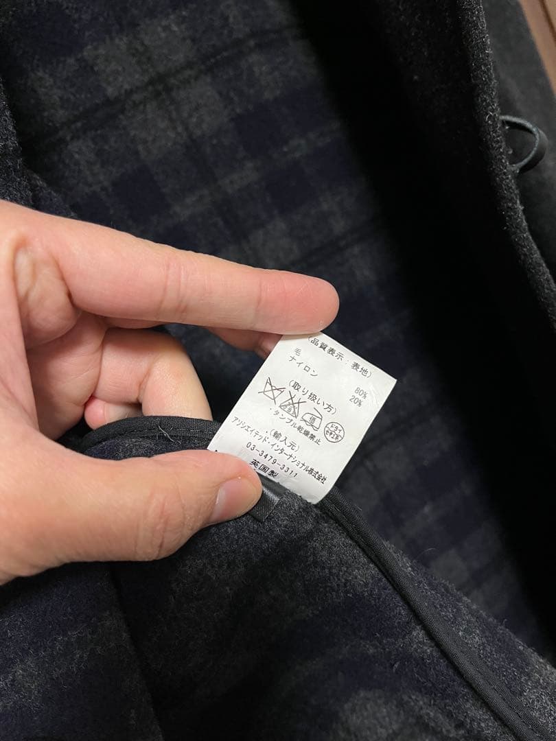 【値下げ】ダッフルコート グローバーオール ダークグレー M 状態よし