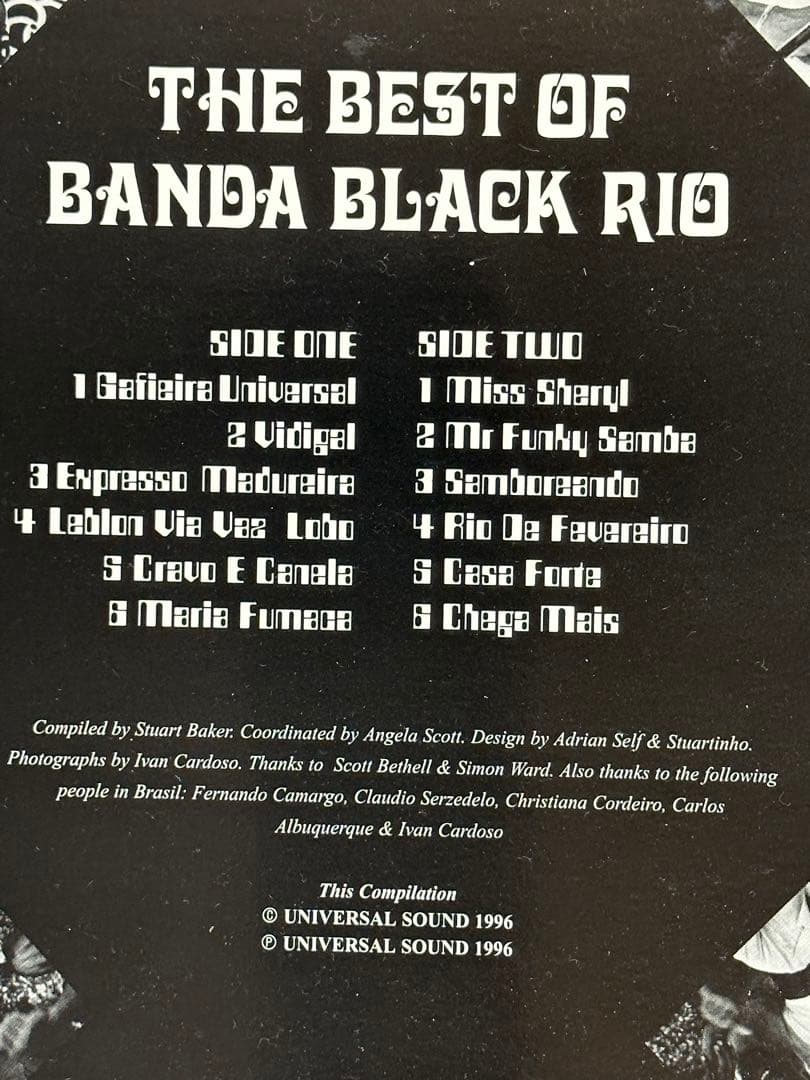 洋楽 THE BEST OF BANDA BLACK RIO