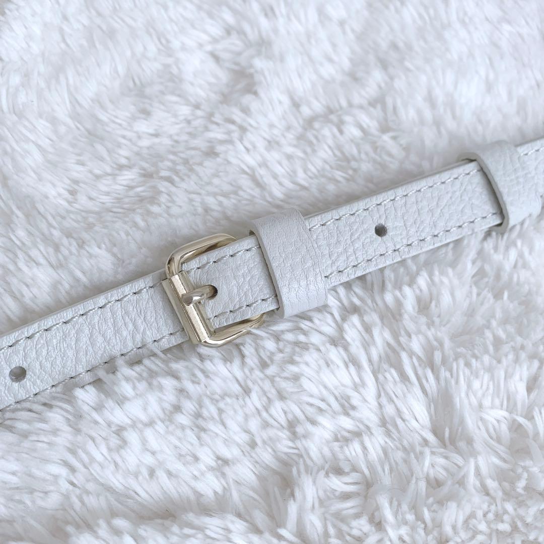 【ゆずもも猫】極美品 ラシット モノグラム レザーストラップ