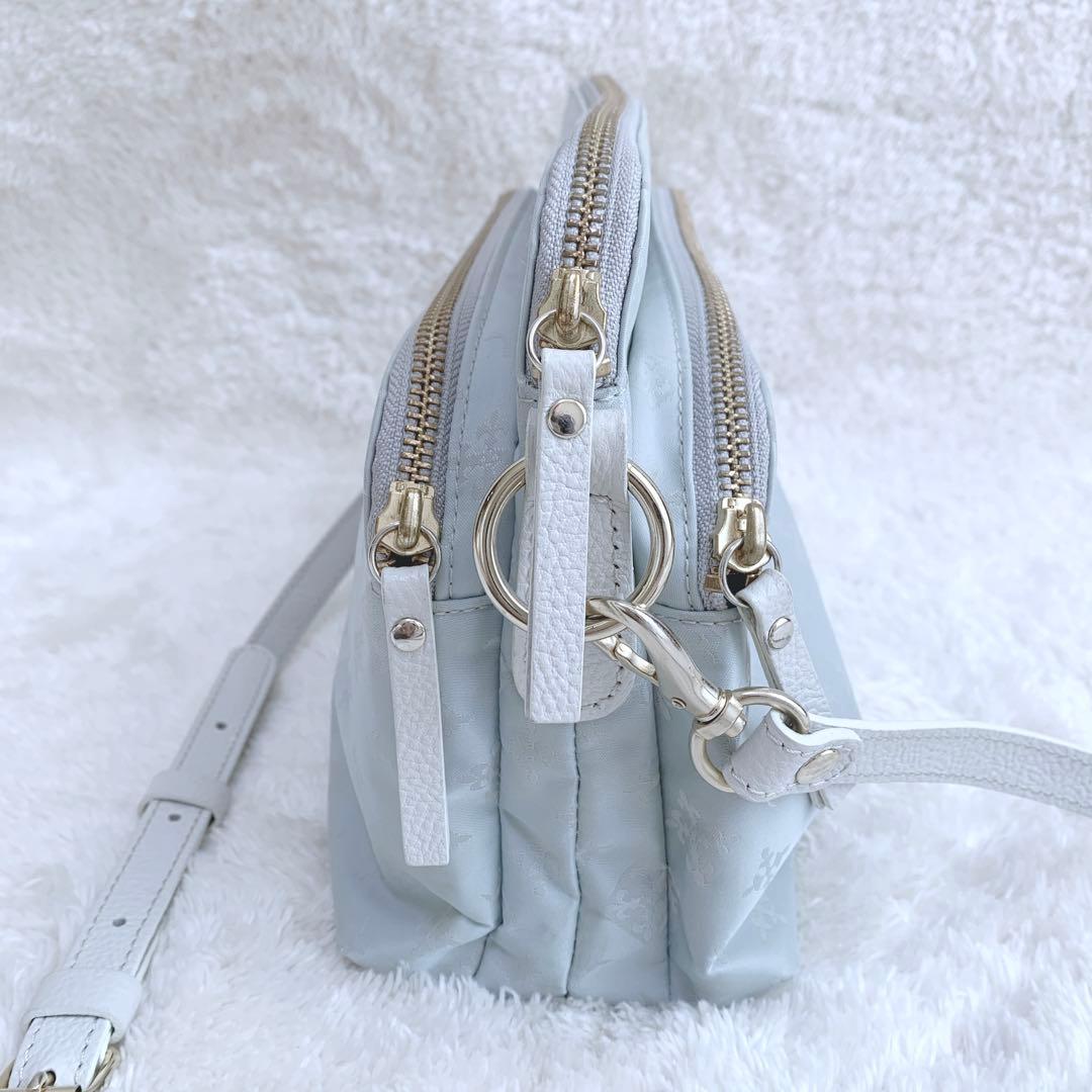 【ゆずもも猫】極美品 ラシット モノグラム レザーストラップ