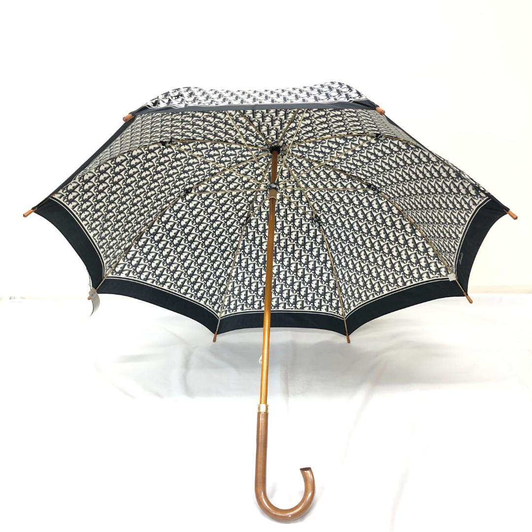 【未使用保管品】7F496/クリスチャンディオール/長傘/トロッター/ブラック