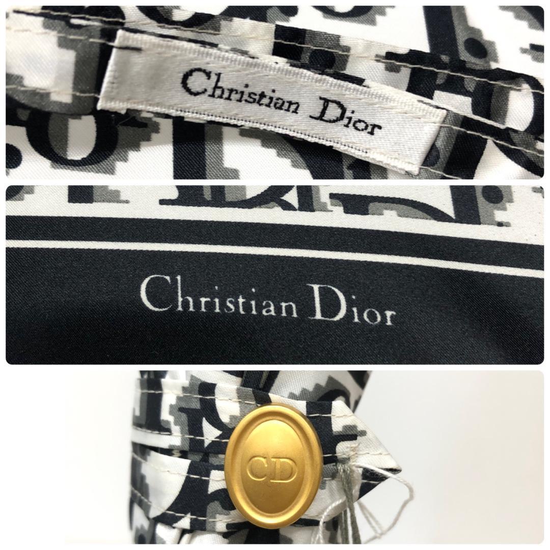 【未使用保管品】7F496/クリスチャンディオール/長傘/トロッター/ブラック