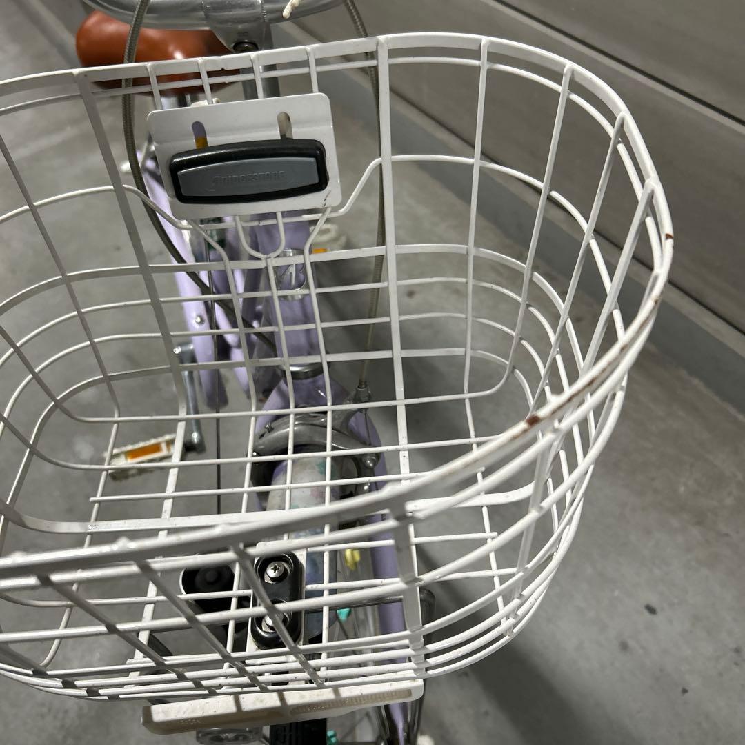 【くくる】子供用自転車 ラベンダー色　22インチ