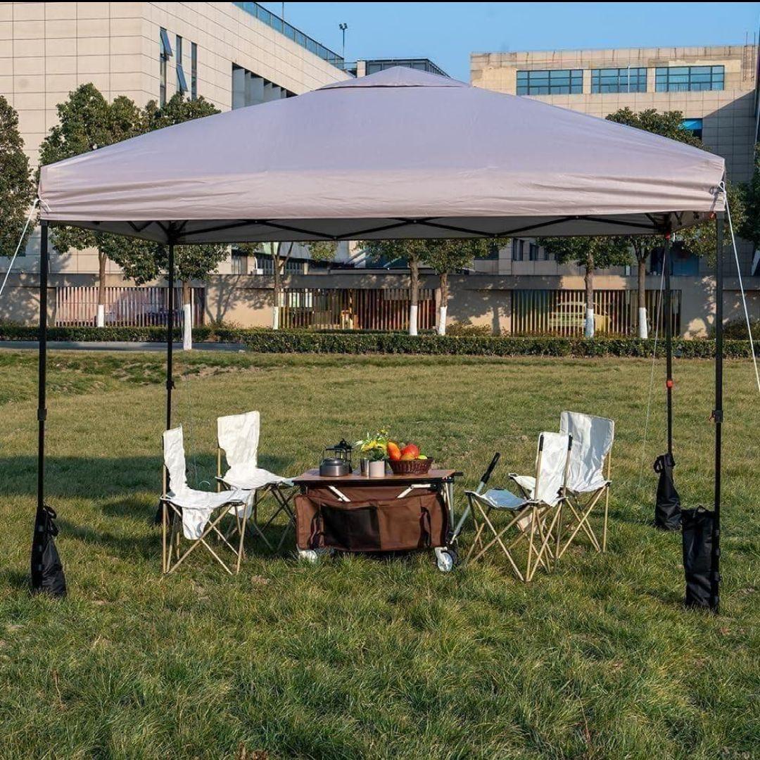 ⭐️簡単設営⭐️軽量 タープテント 2.5m×2.5m 収納バック キャンプ