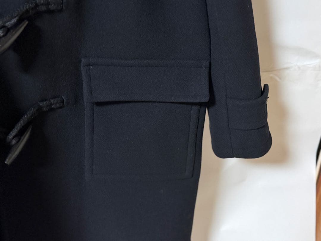 AURALEE (オーラリー) ヘビーメルトンダッフルコート ブラック/5