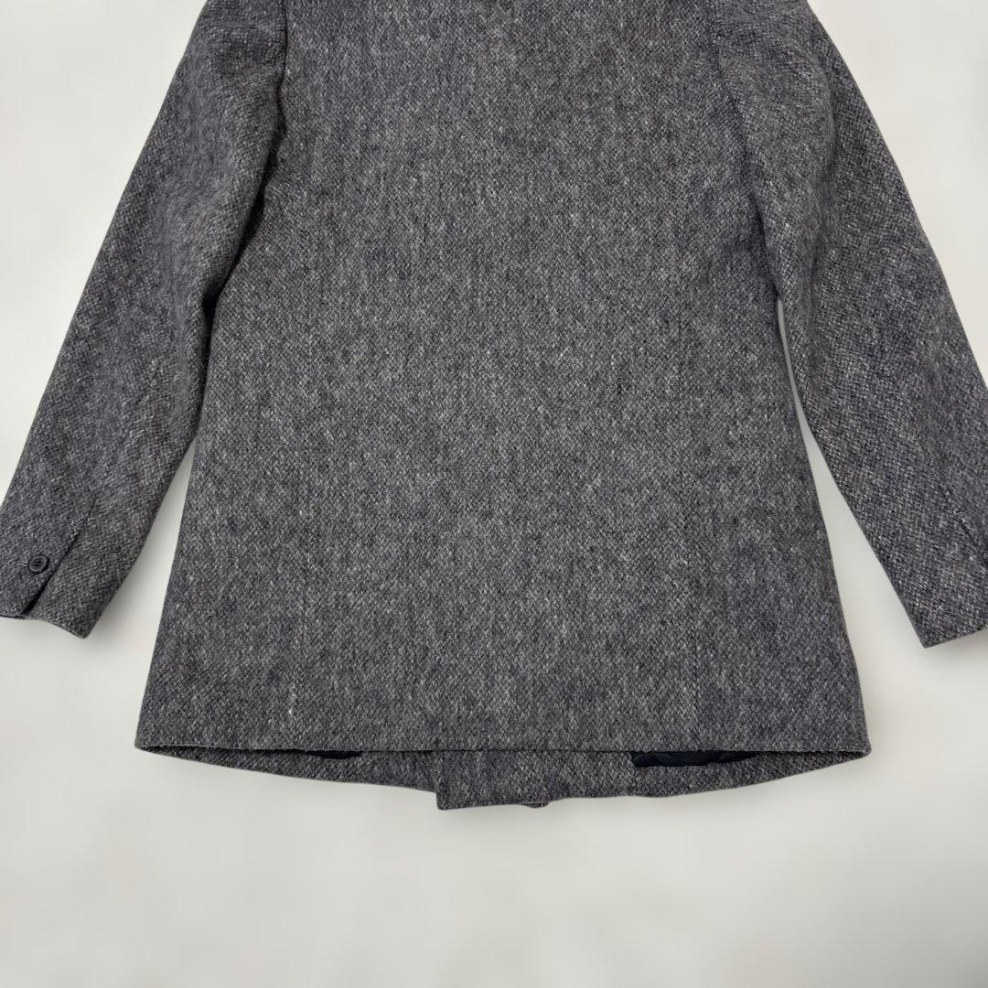 【美品】ステファンシュナイダー　フーデッドウールジャケットXL ウール　グレー