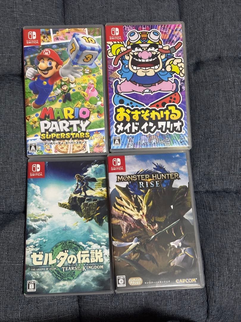 Nintendo Switch 本体　＋　ソフト4個セット