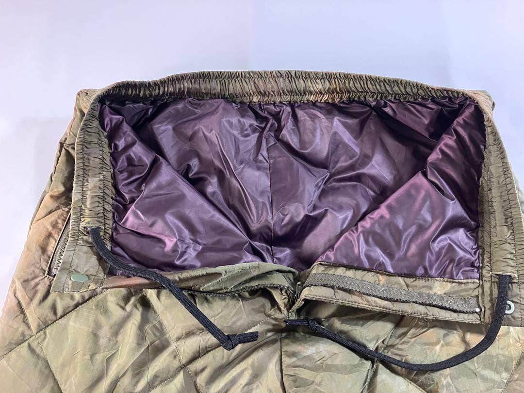 Needles キルティングパンツ オリーブグリーン ネペンテス