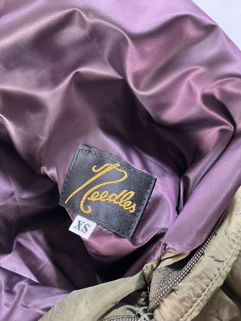 Needles キルティングパンツ オリーブグリーン ネペンテス