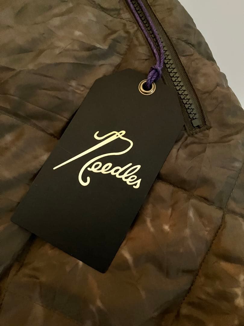 Needles キルティングパンツ オリーブグリーン ネペンテス