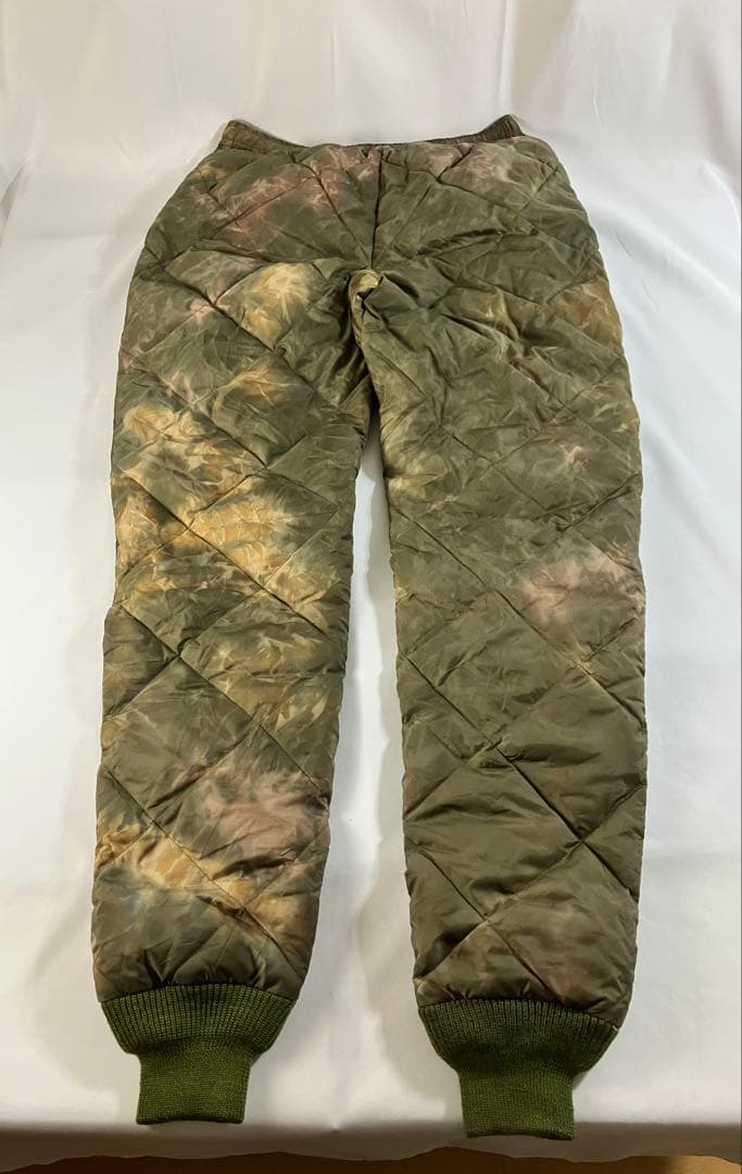 Needles キルティングパンツ オリーブグリーン ネペンテス