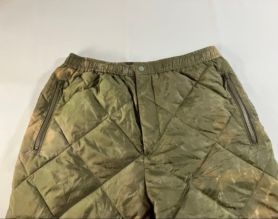 Needles キルティングパンツ オリーブグリーン ネペンテス