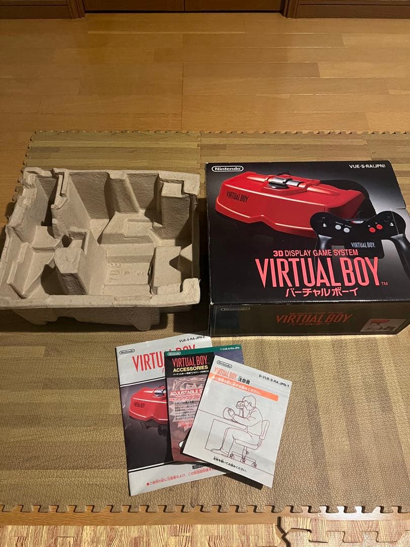 動作確認済み バーチャルボーイ本体 ソフト1本付き