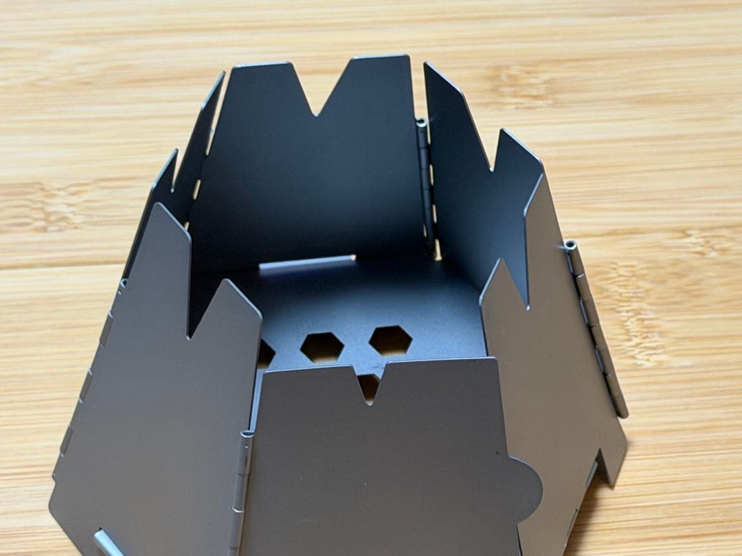 VARGOチタニウムヘキサゴンウッドストーブ、Esbitアルコールバーナーセット