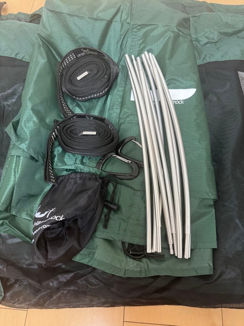 LAWSON ハンモック グリーン　　激安　安い　値引き可　テント　ハンモック