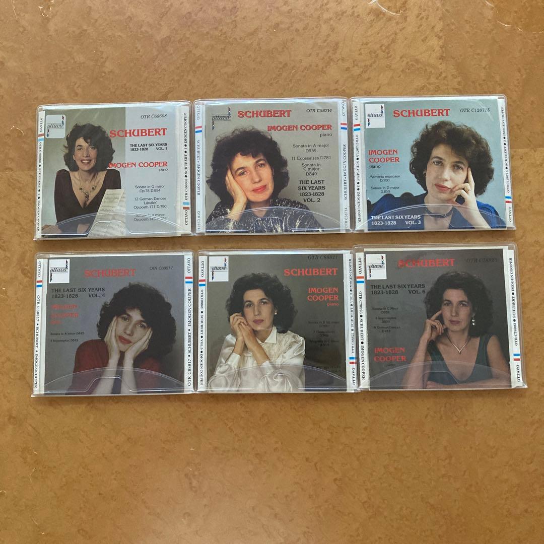 輸CD クーパー／「シューベルト最後の６年 1823-1828」全6枚