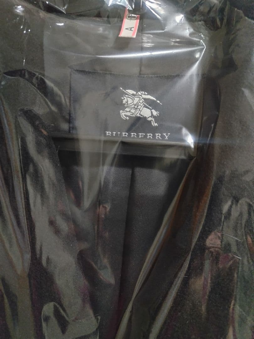 メンズ　コート　BURBERRY 黒 Mサイズ　チェスターコート