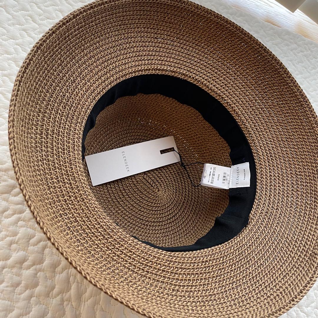 【新品未使用】ELENDEEK ペーパーカサブランカハット