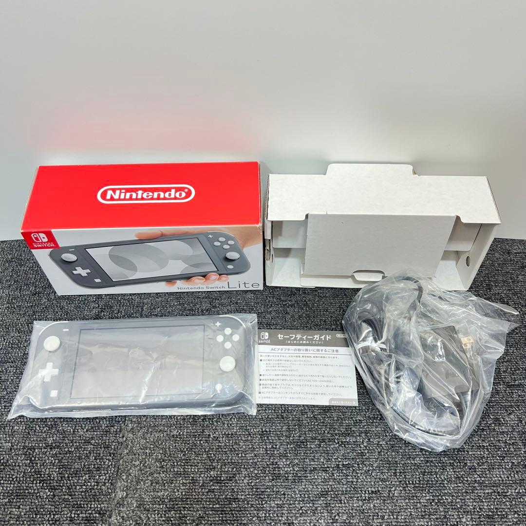 ひ*ん様 スイッチライト SwitchLite グレー 本体 2024年製 完品