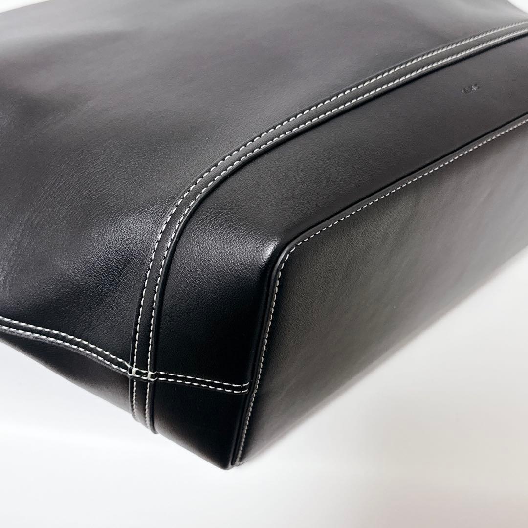 【人気商品】vasic mask ラージサイズ　トートバッグ レザー　ブラック