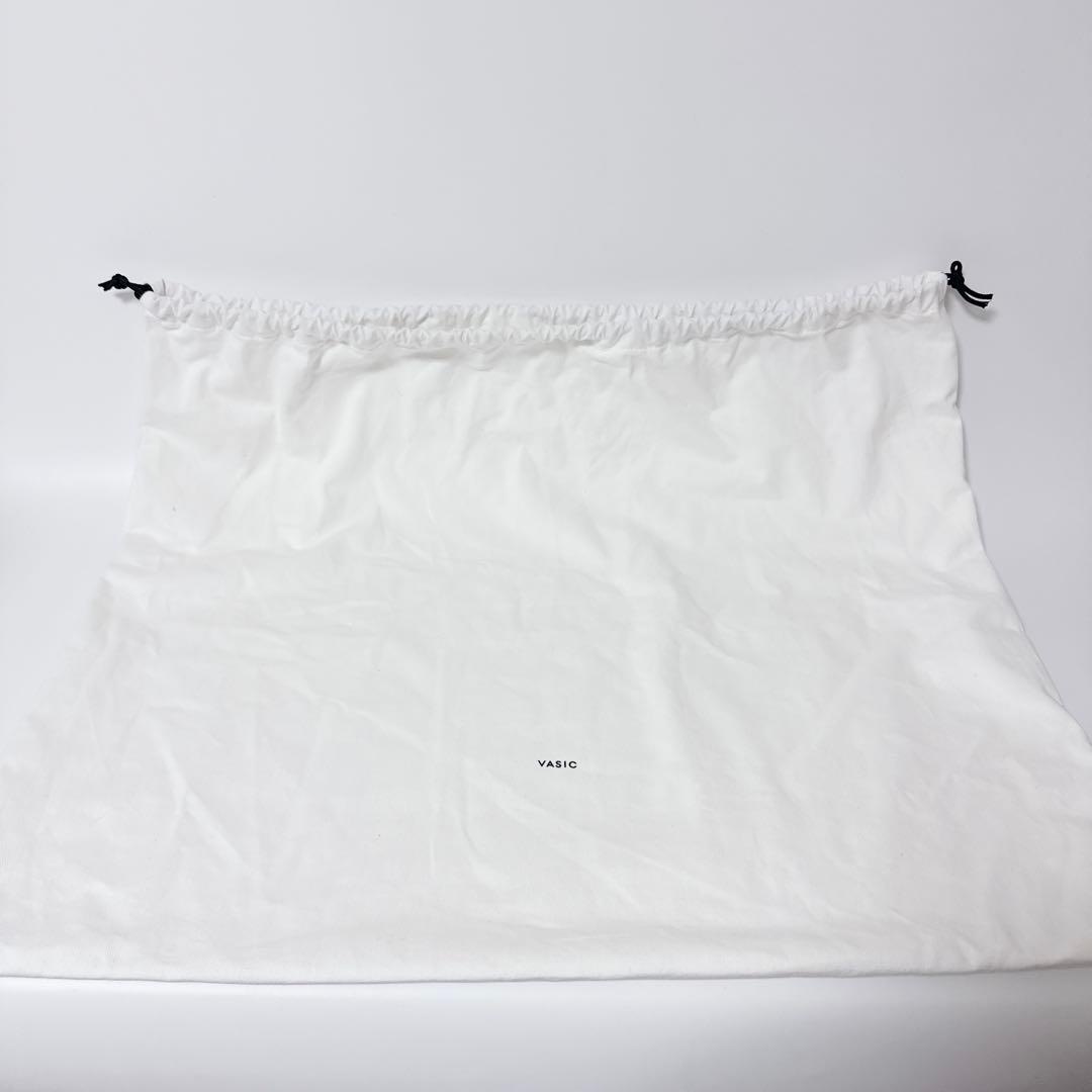 【人気商品】vasic mask ラージサイズ　トートバッグ レザー　ブラック