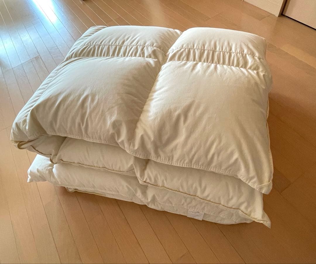 【引き取り可能な方 12/15迄】ダブル羽毛掛け布団
