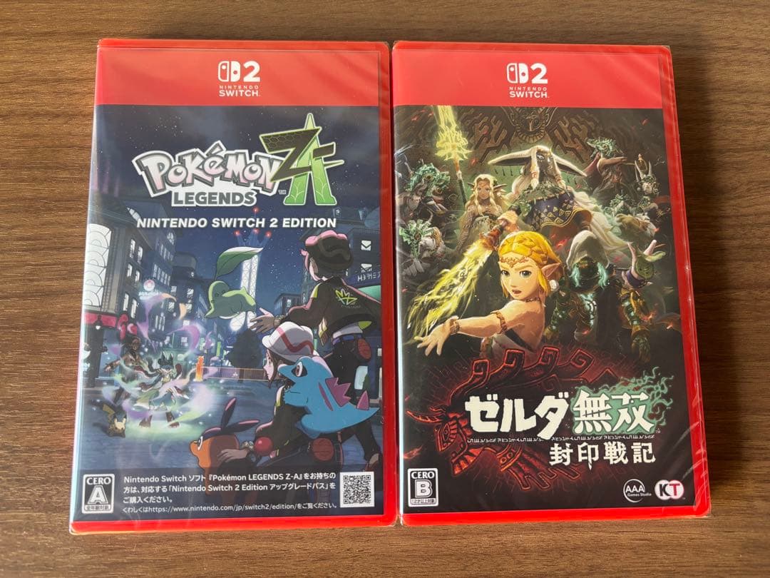 Pokemon LEGENDS ゼルダ無双 封印戦記　Switch2 2本セット
