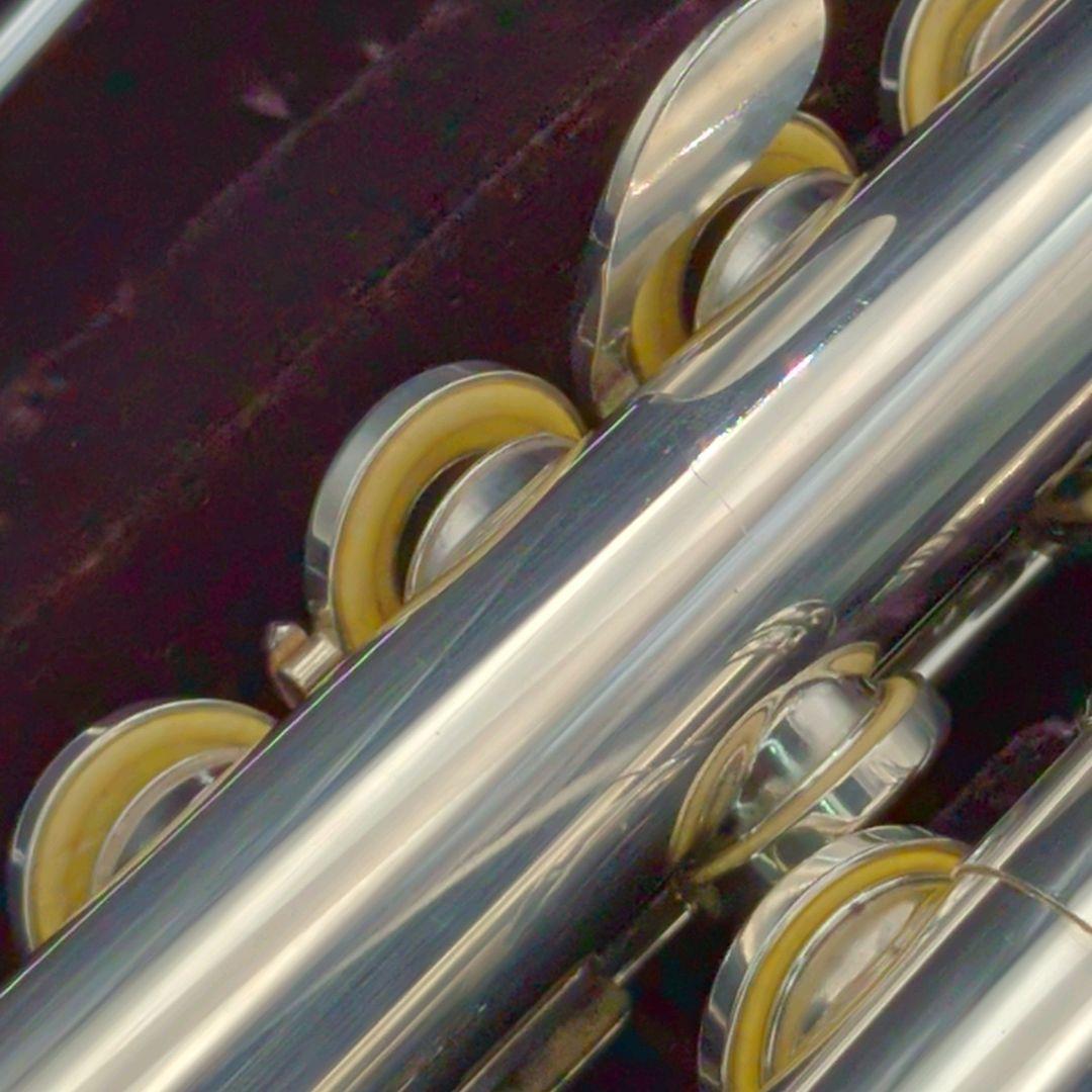 フルート　調整済　美品　ヤマハYFL211SⅡ（Eメカ.銀メッキ仕様）