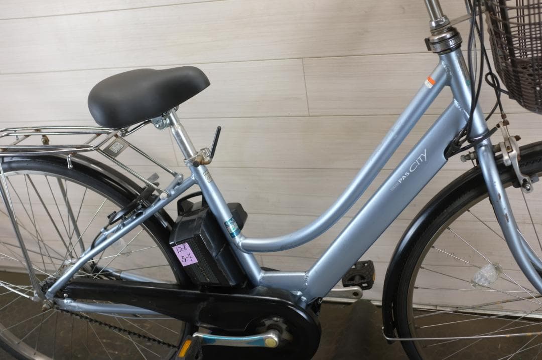 電動自転車ヤマハPAS　City　27インチ　5段　12.8Ah充電器あり