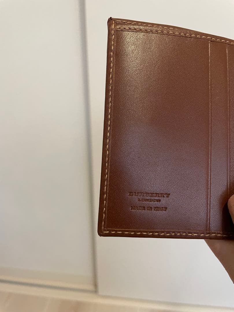 BURBERRY バーバリー 二つ折り財布 ノバチェック レザー ヴィンテージ