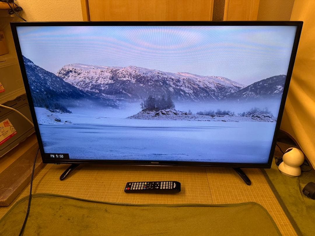 ハイセンス hisense 43型　テレビ HJ43K3120　17年　極々美品