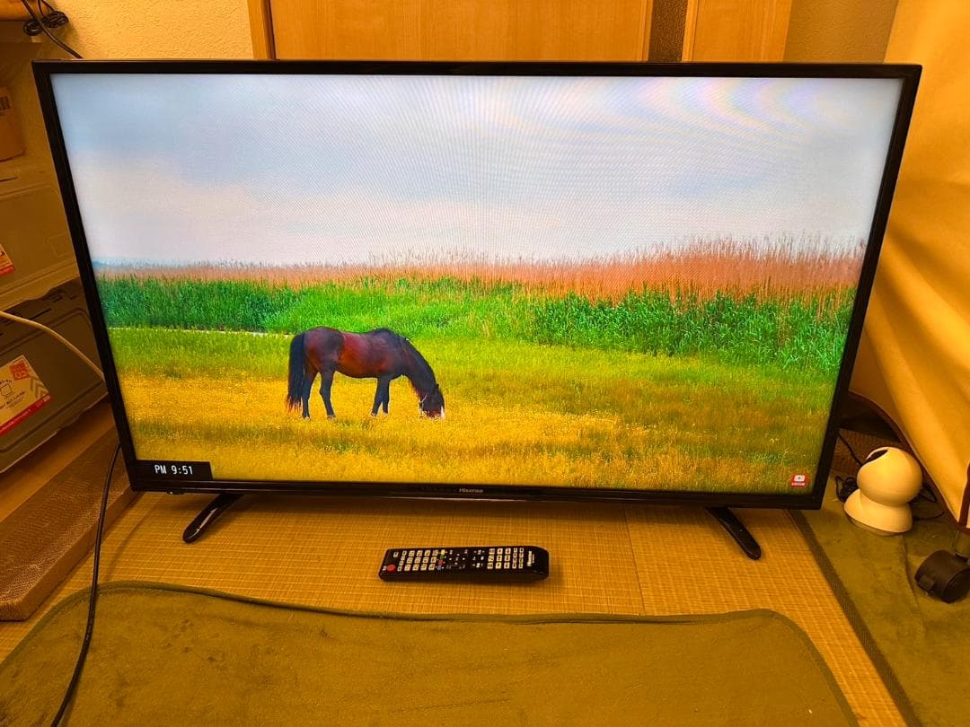 ハイセンス hisense 43型　テレビ HJ43K3120　17年　極々美品