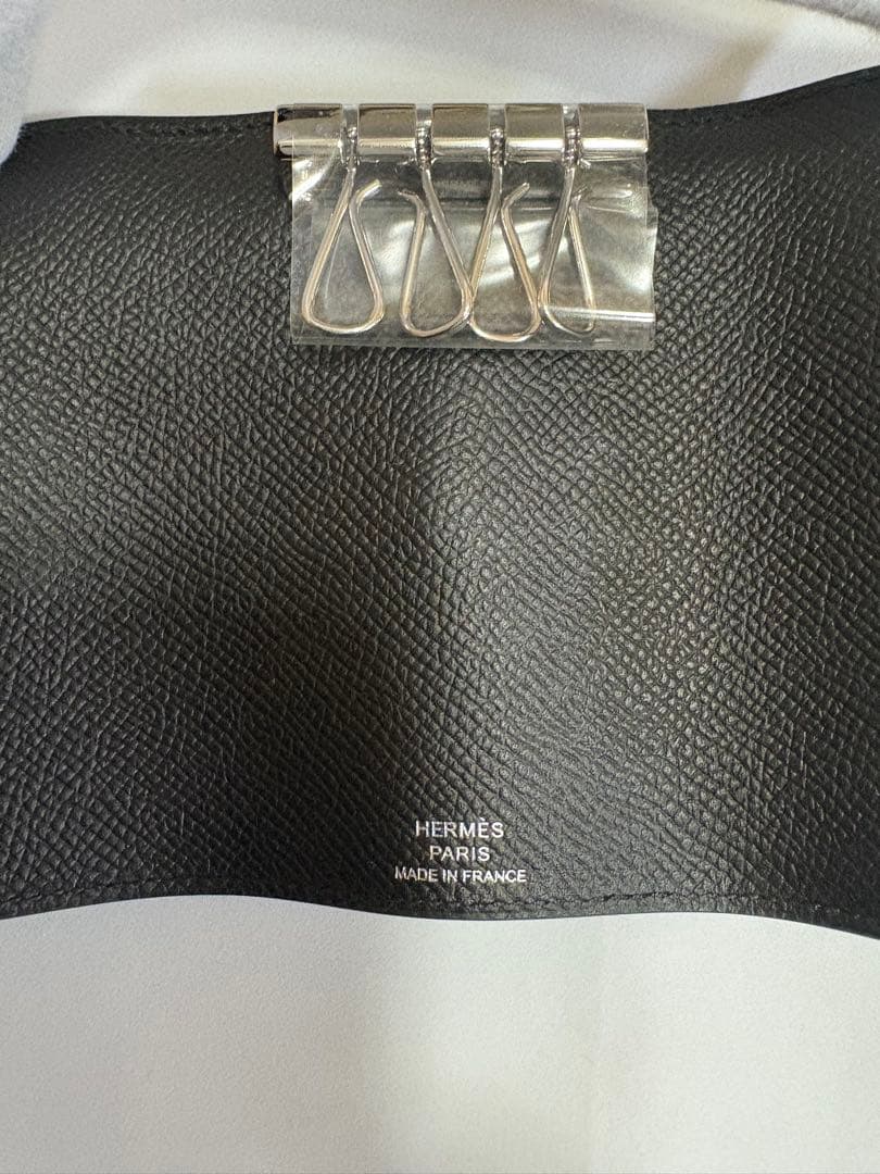 エルメス　べアン　キーケース　黒