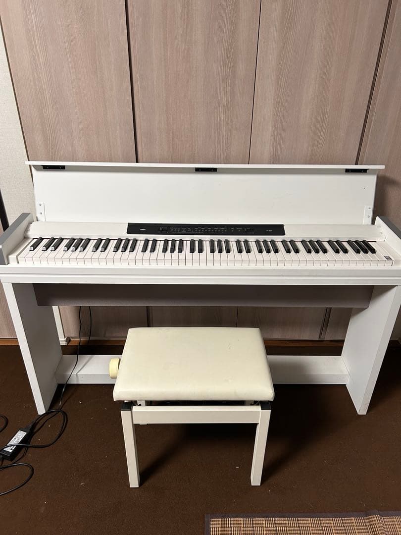 Katsuhiro　KORG LP-350 ホワイト 電子ピアノ 椅子付