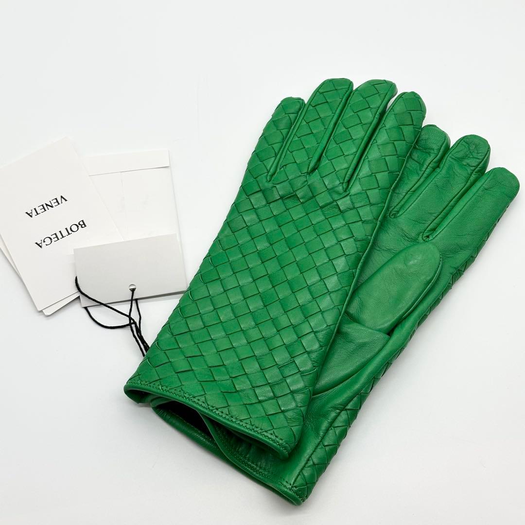 【新品未使用】BOTTEGA VENETA 手袋　ナッパレザー　パラキート