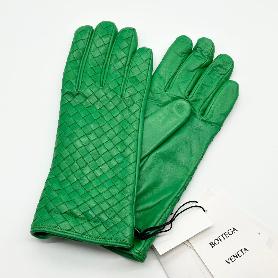【新品未使用】BOTTEGA VENETA 手袋　ナッパレザー　パラキート