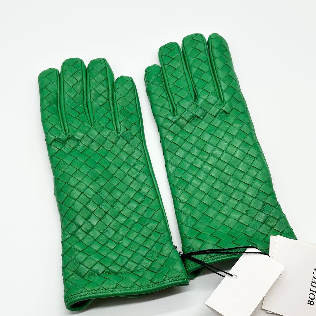 【新品未使用】BOTTEGA VENETA 手袋　ナッパレザー　パラキート