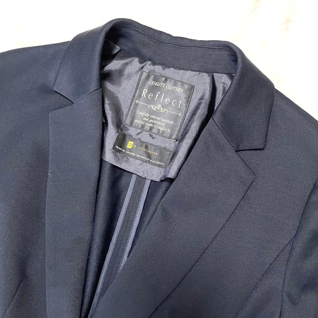 極美品 洗える リフレクト スーツ上下 夏匠ジャケット フレアスカート 9