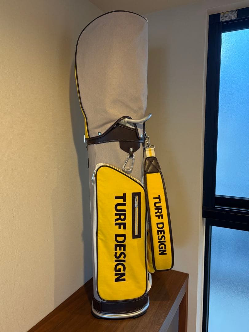 【HIRO3848 】TURF DESIGN 帆布キャディバッグ