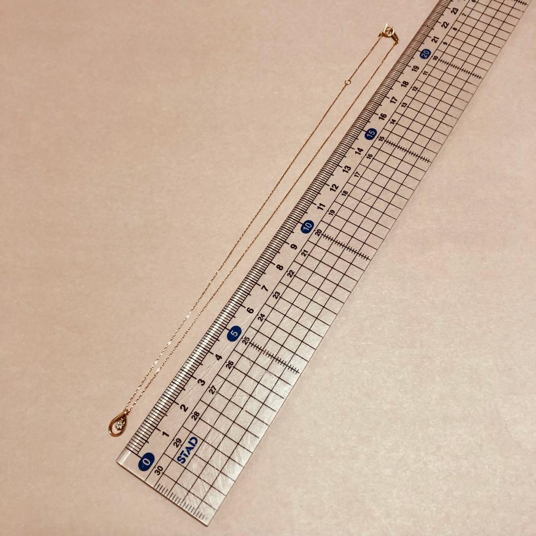 サマンサティアラ K10 ダイヤモンドネックレス K10PG ネックレス