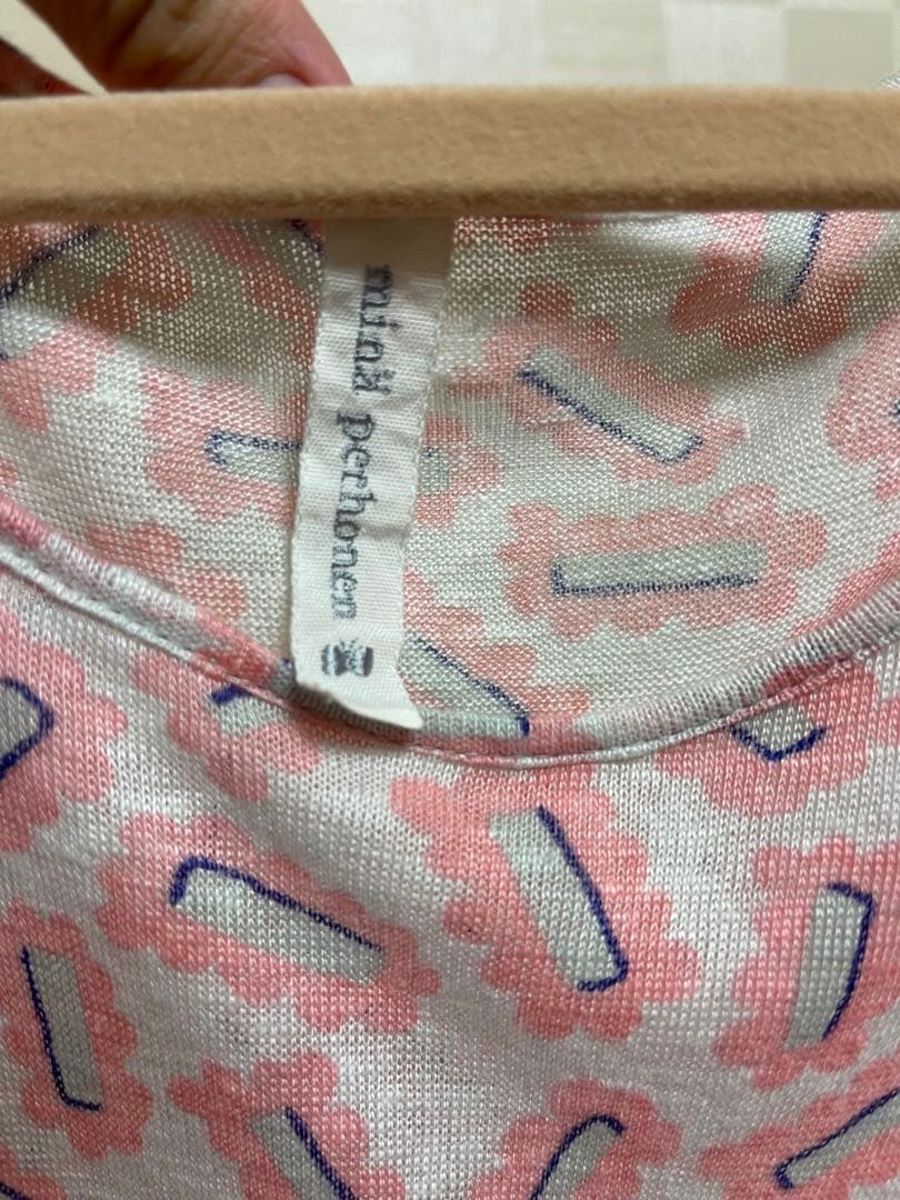 ミナペルホネン　biscuits ピンク　ワンピース